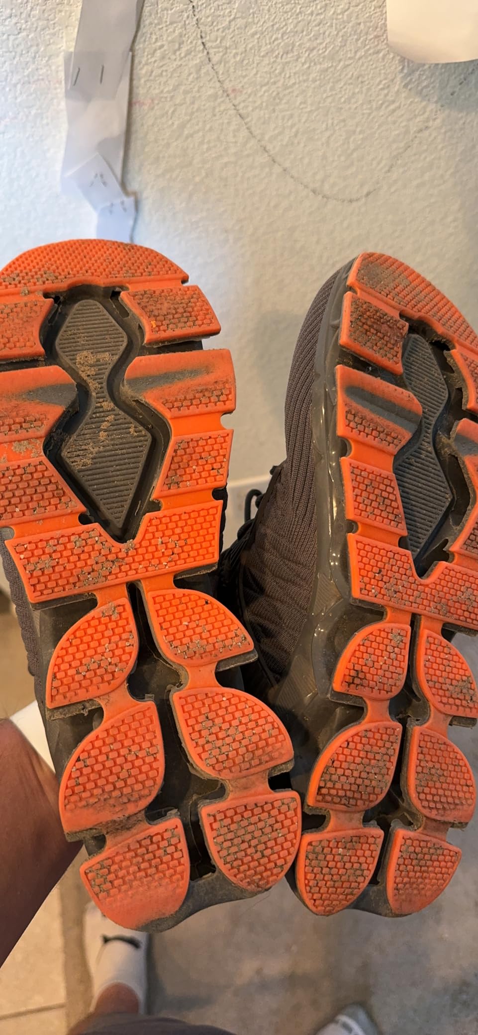 Kvovzo blade shoe durability assessment showing wear patterns after extended six-week testing