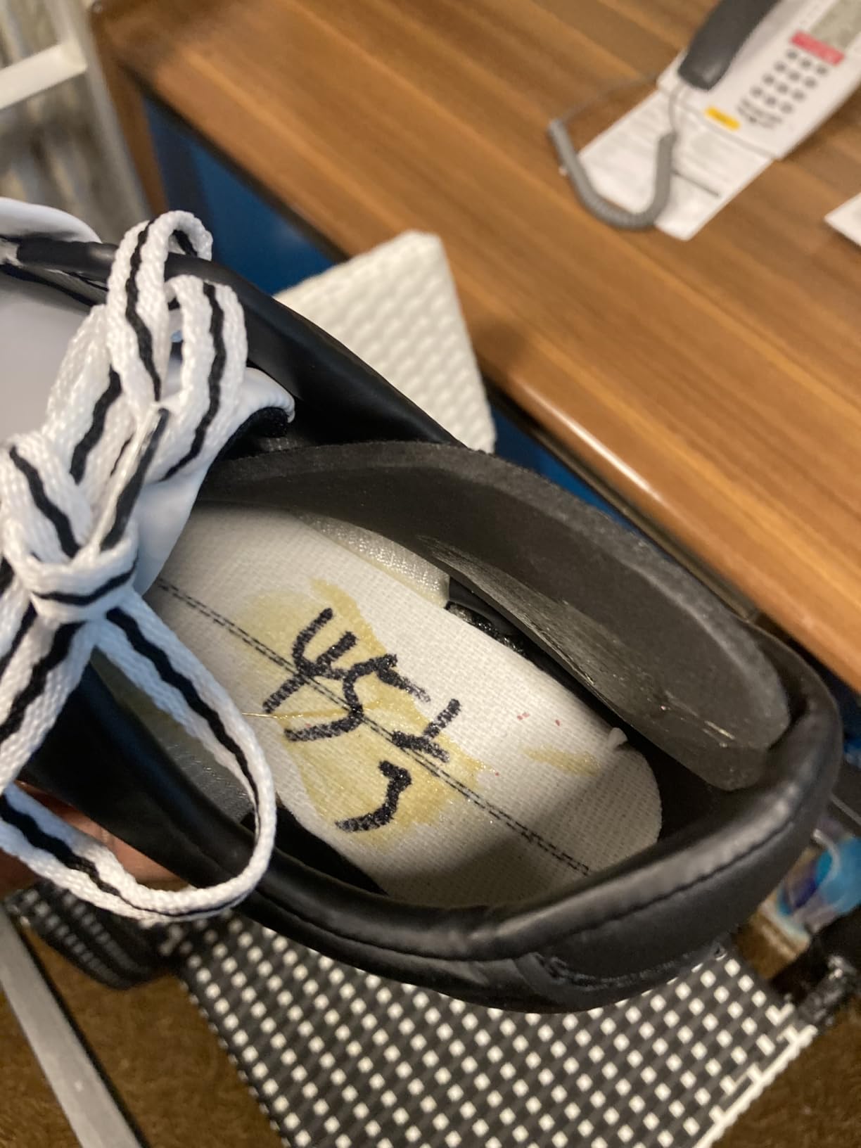 Adidas Adi-Kick II PU synthetic leather upper and short-lace closure system detail