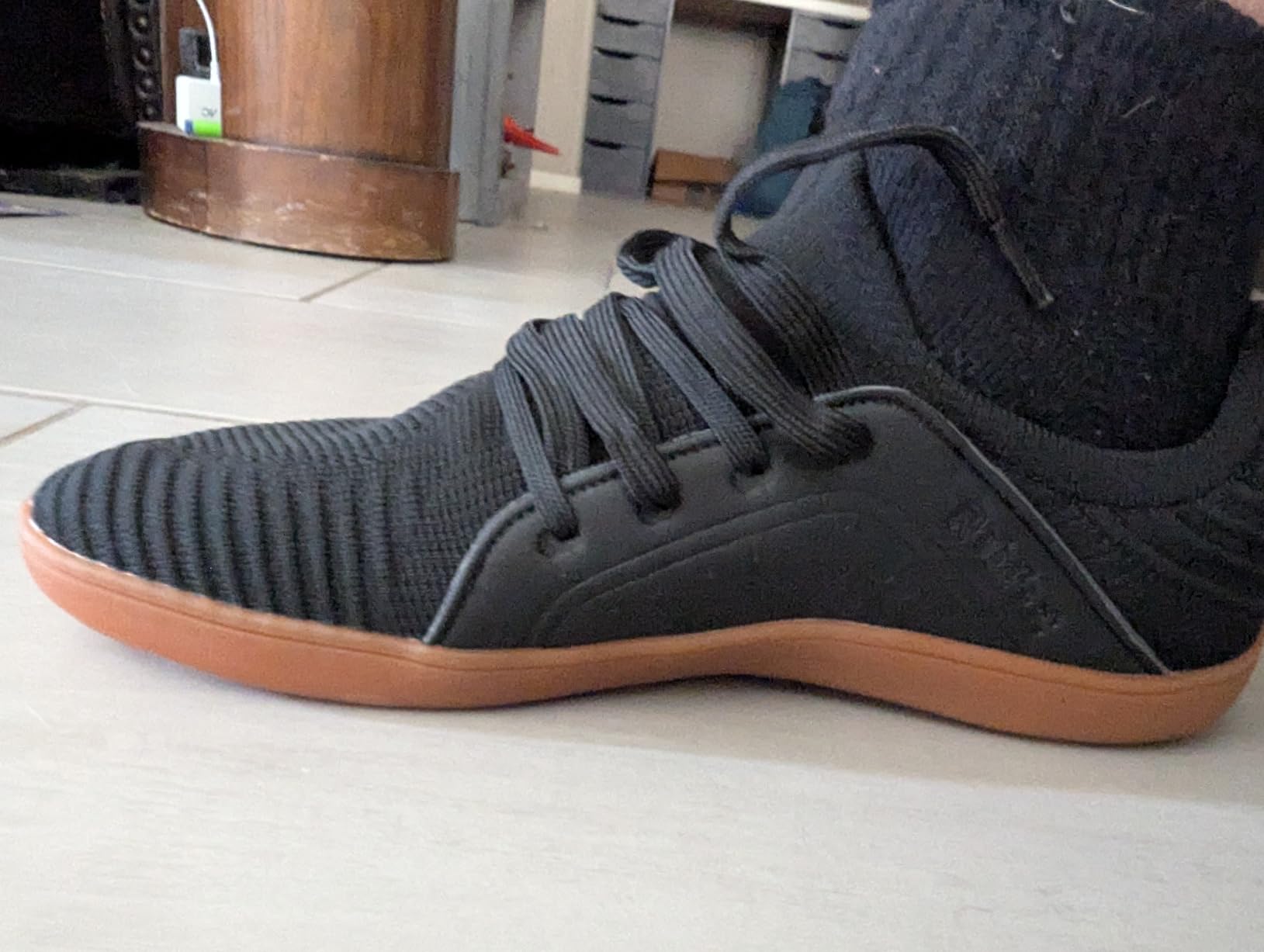 Relxfeet Men's Barefoot Shoes final product shot after 8 weeks of real-world testing showing overall condition