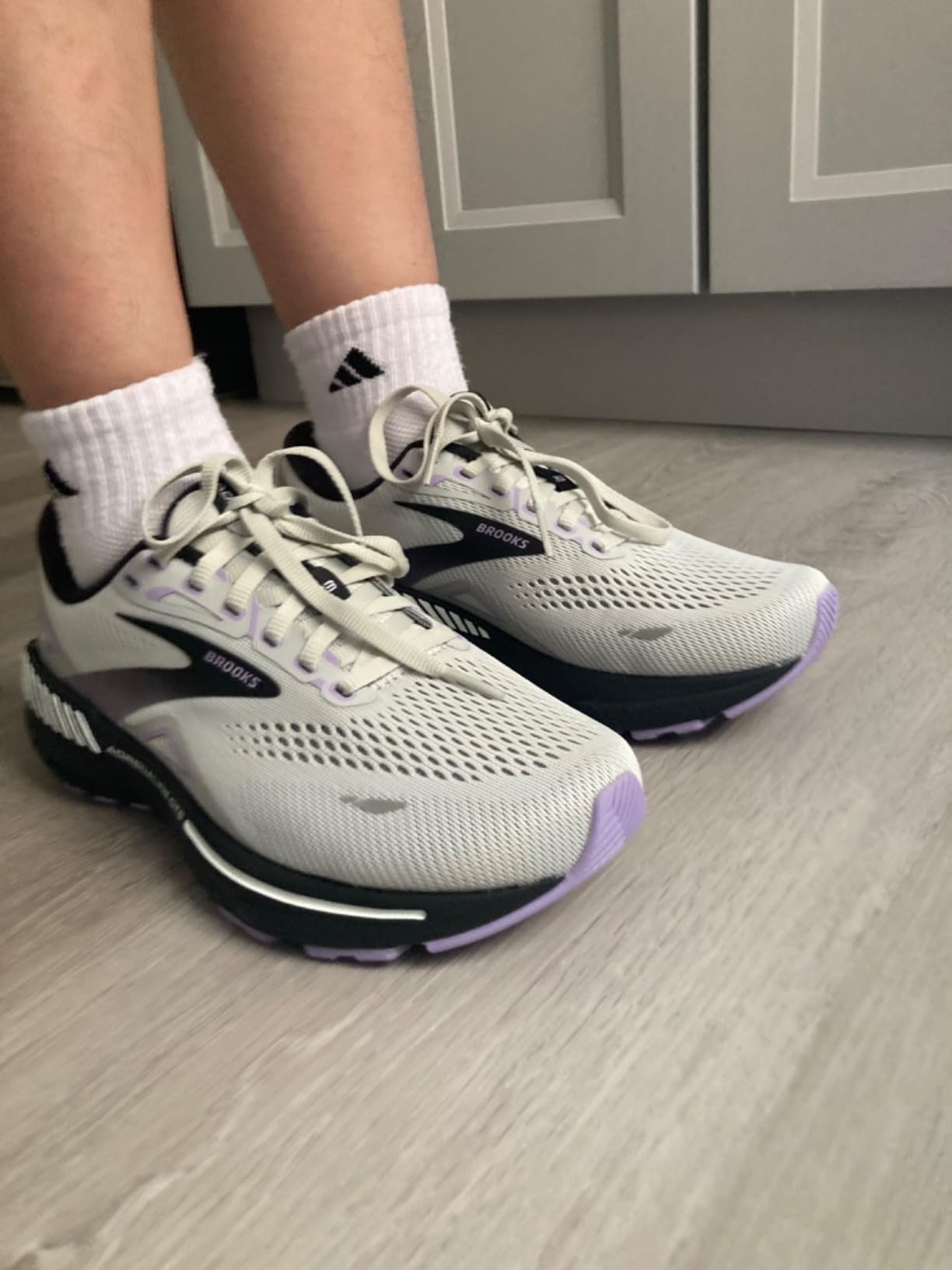 Brooks Women's Adrenaline GTS 23 final product shot showing complete design and multiple color options