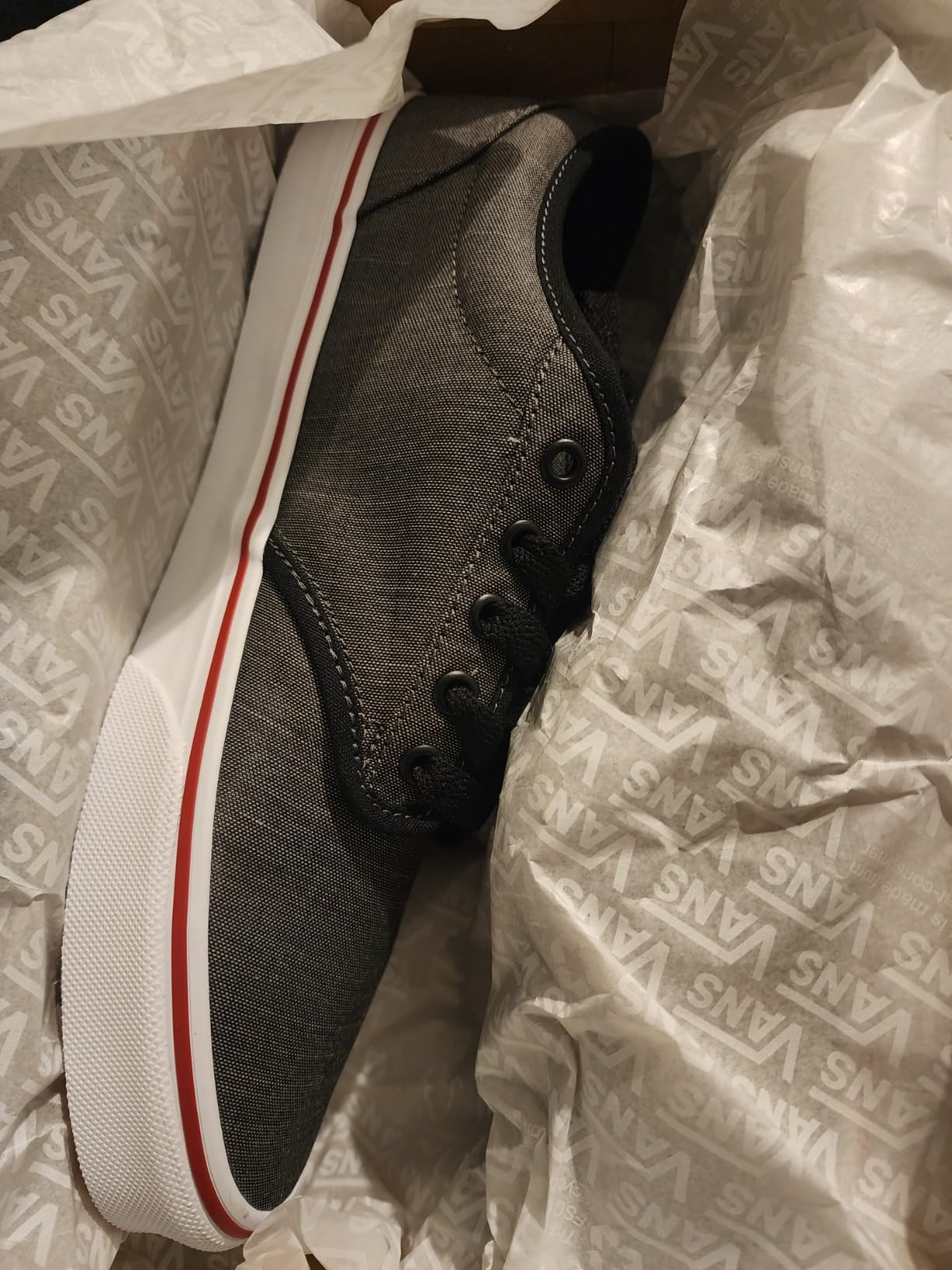 Vans Atwood grey colorway showing real-world wear patterns and construction after extended use