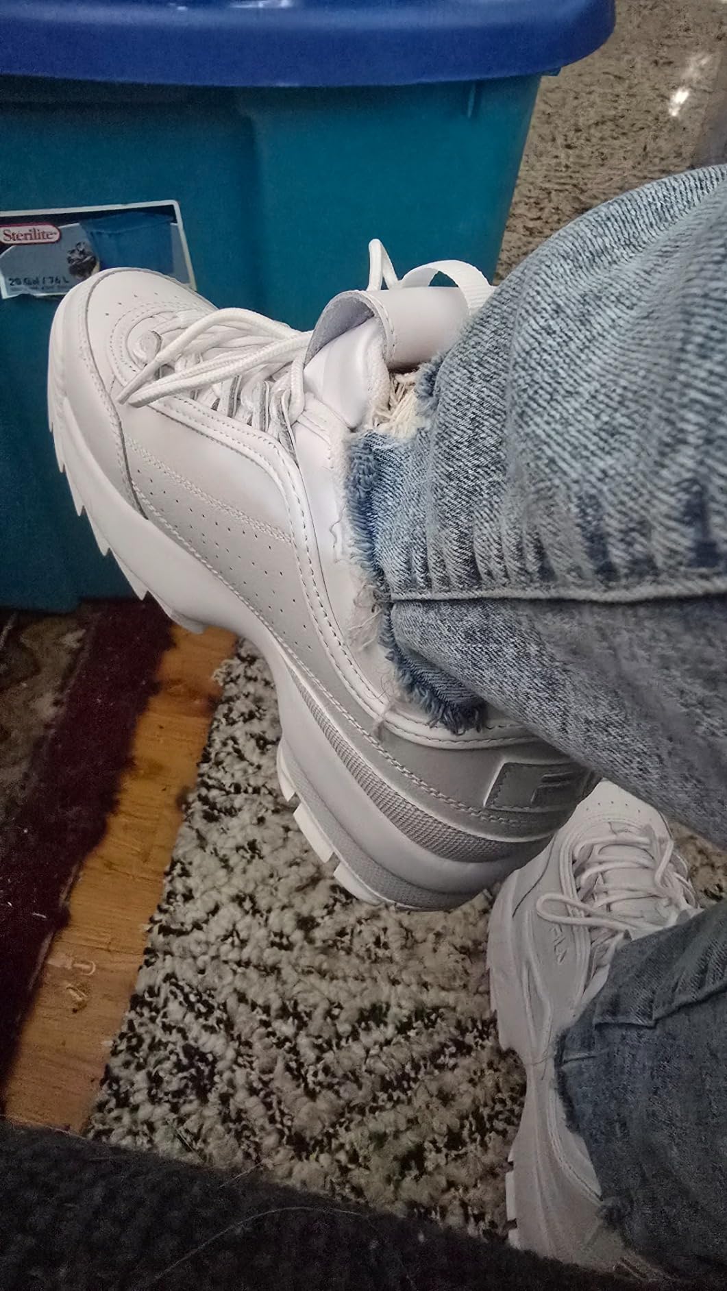 Fila Disruptor II showing multiple colorway options including white, pink, and navy fashion variations