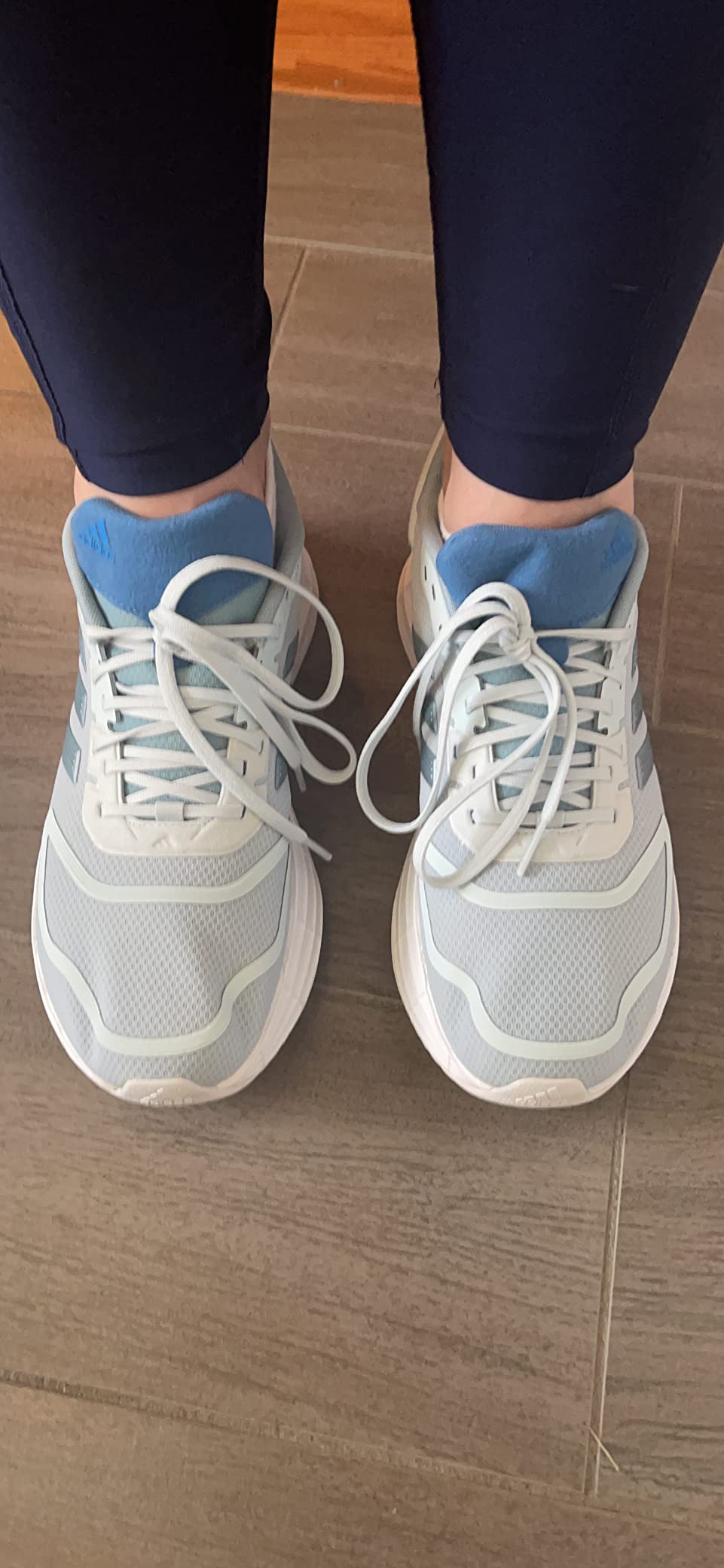 Final product shot of Adidas Women's Duramo SL 2.0 showing overall design and aesthetic appeal for daily wear