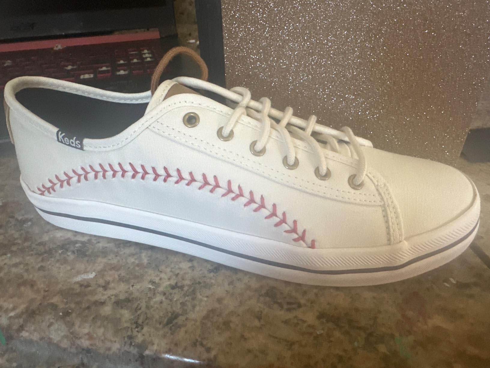 Keds Kickstart Pennant showing lifestyle versatility with casual outfit coordination