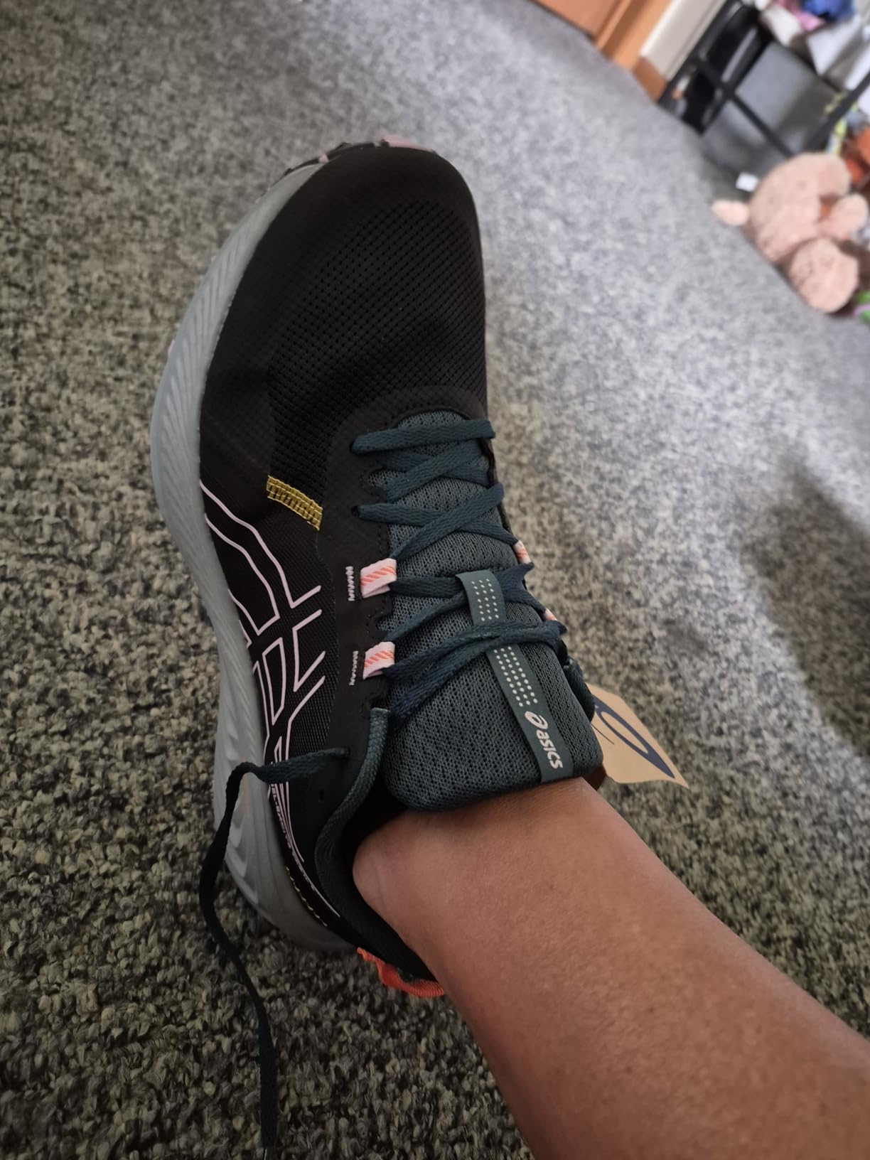 ASICS Gel-Excite Trail 2 side profile view showing AMPLIFOAM midsole depth and trail outsole construction
