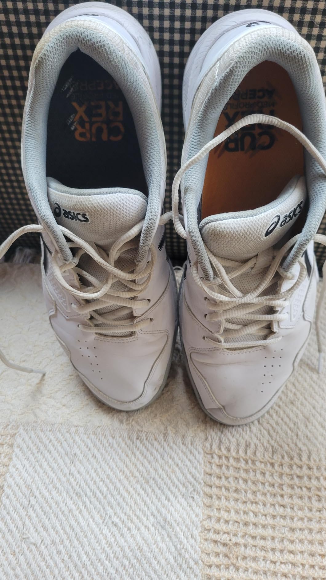 ASICS Gel-Dedicate 7 during court play showing lateral movement and traction