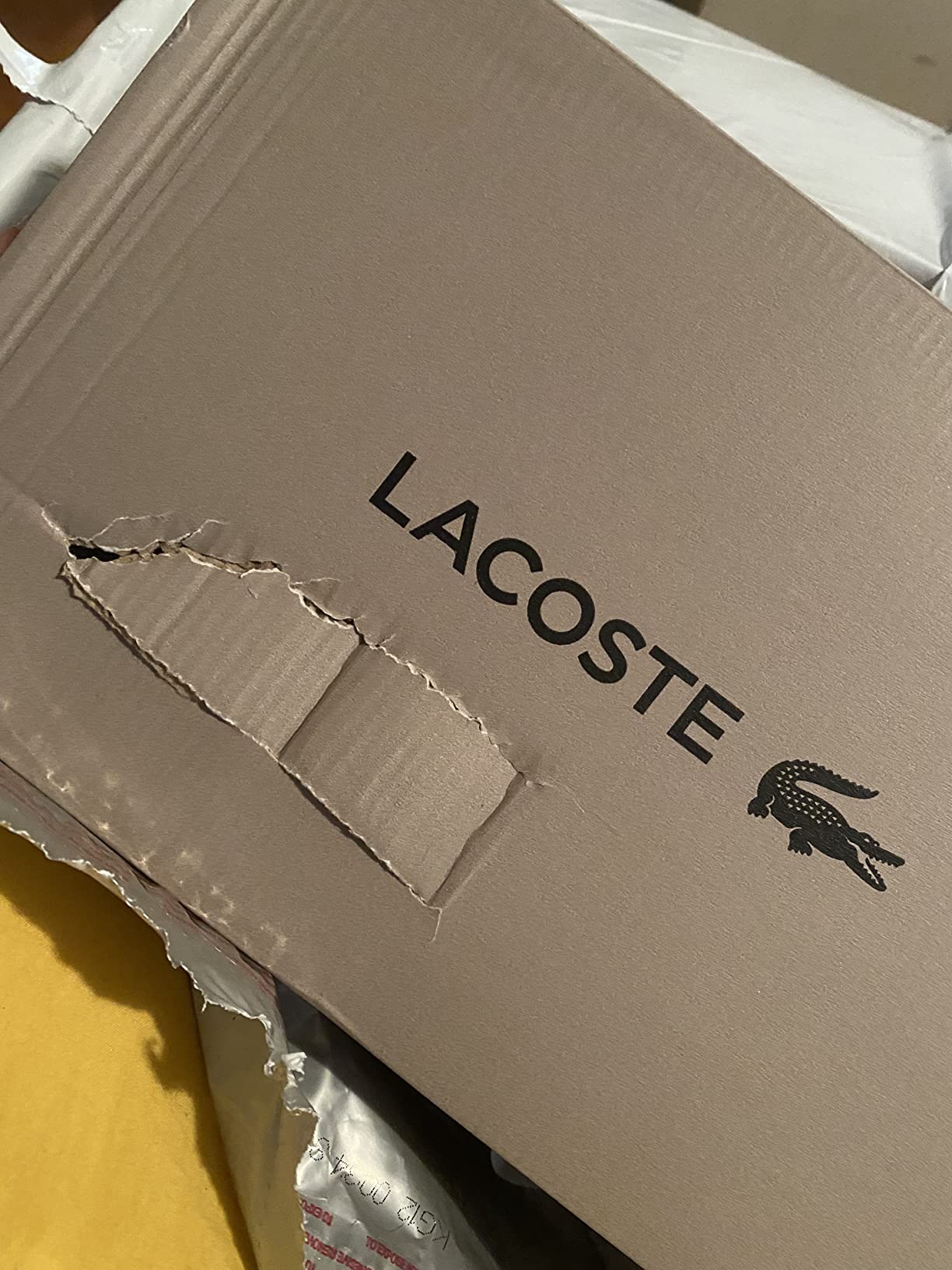 Durability test showing Lacoste Bayliss sneaker wear patterns after several weeks of regular use