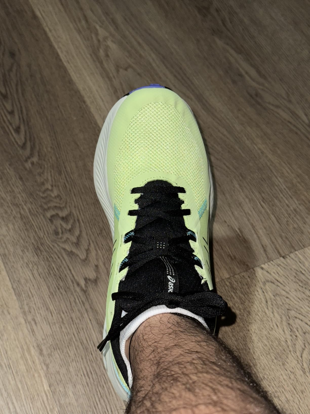 ASICS Gel-Excite Trail 2 midsole showing AMPLIFOAM PLUS cushioning technology