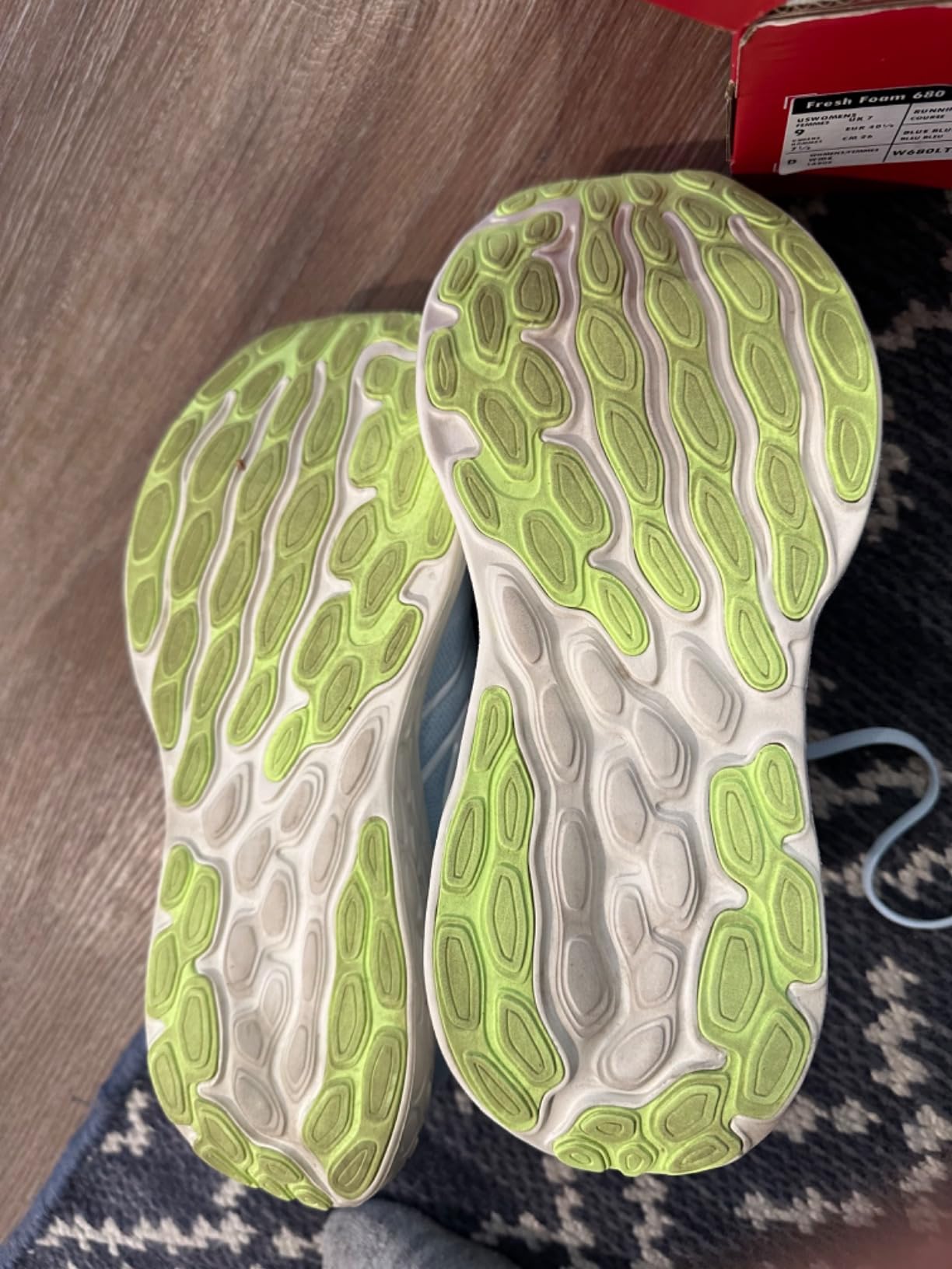 New Balance 680 V8 worn during everyday activities showing versatility beyond running