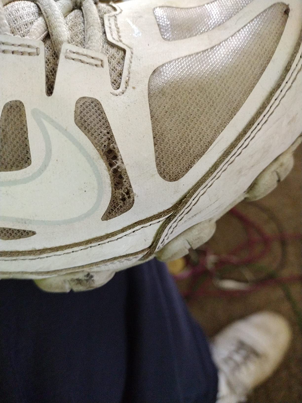 Nike Reax 8 TR final product view showing overall design condition after extended gym testing
