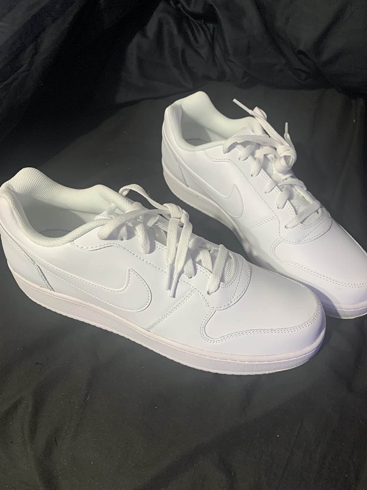 Nike Ebernon Low final review showing complete shoe design and overall classic basketball aesthetic from multiple angles