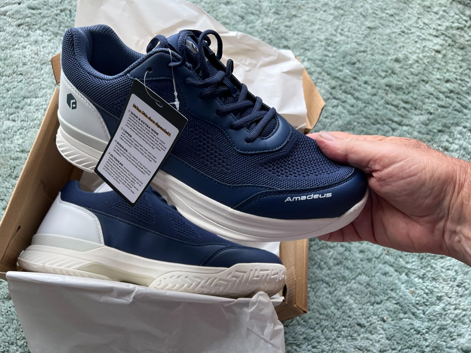 FitVille Wide Pickleball Shoes lifestyle shot showing casual wear versatility