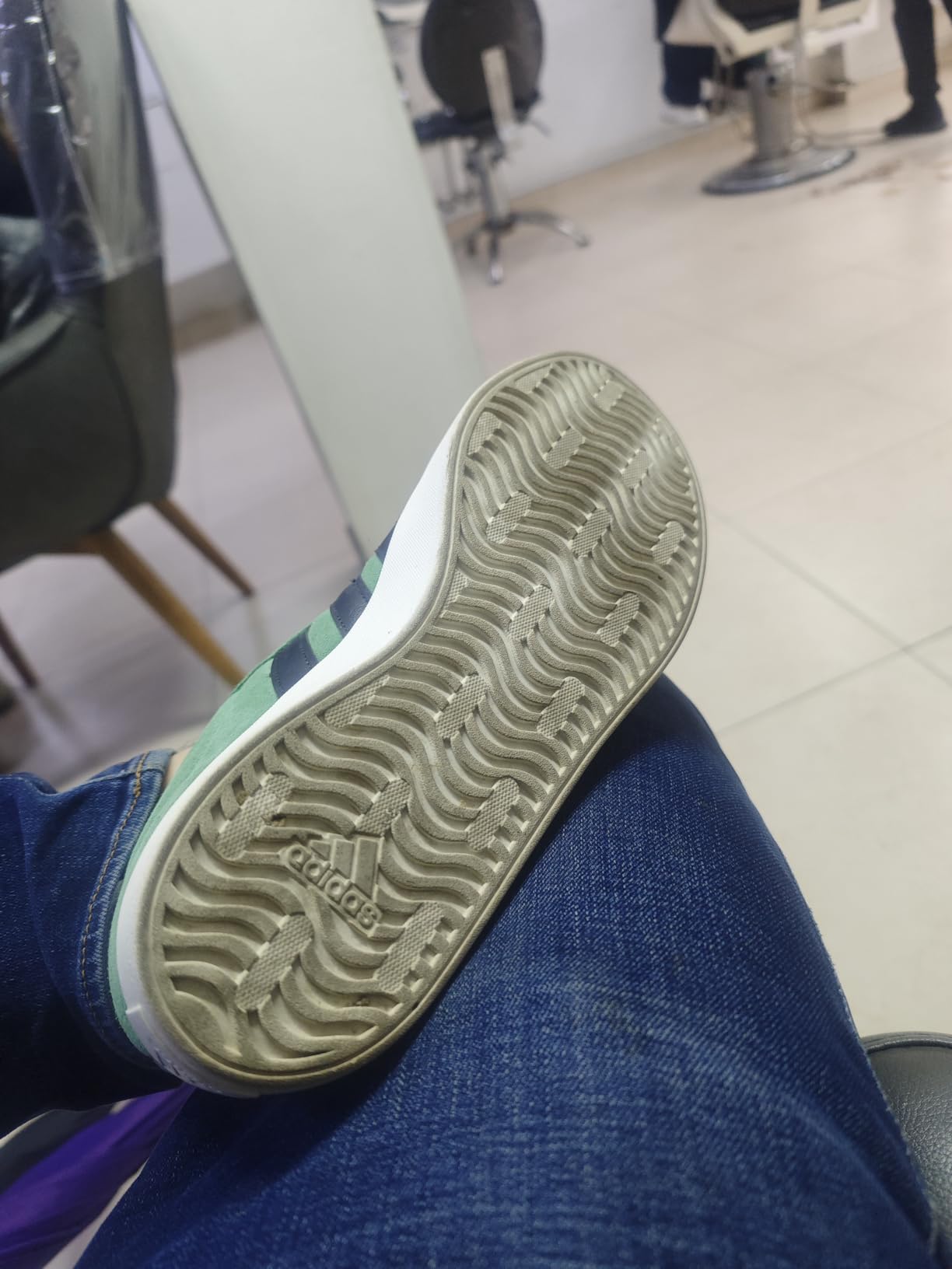 adidas VL Court 3.0 after 7 weeks of testing showing durability and condition