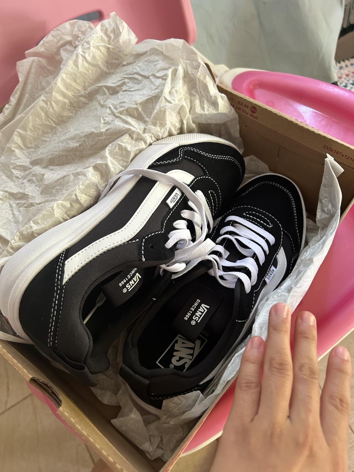 Vans Range EXP in action on casual outdoor terrain showing versatile styling