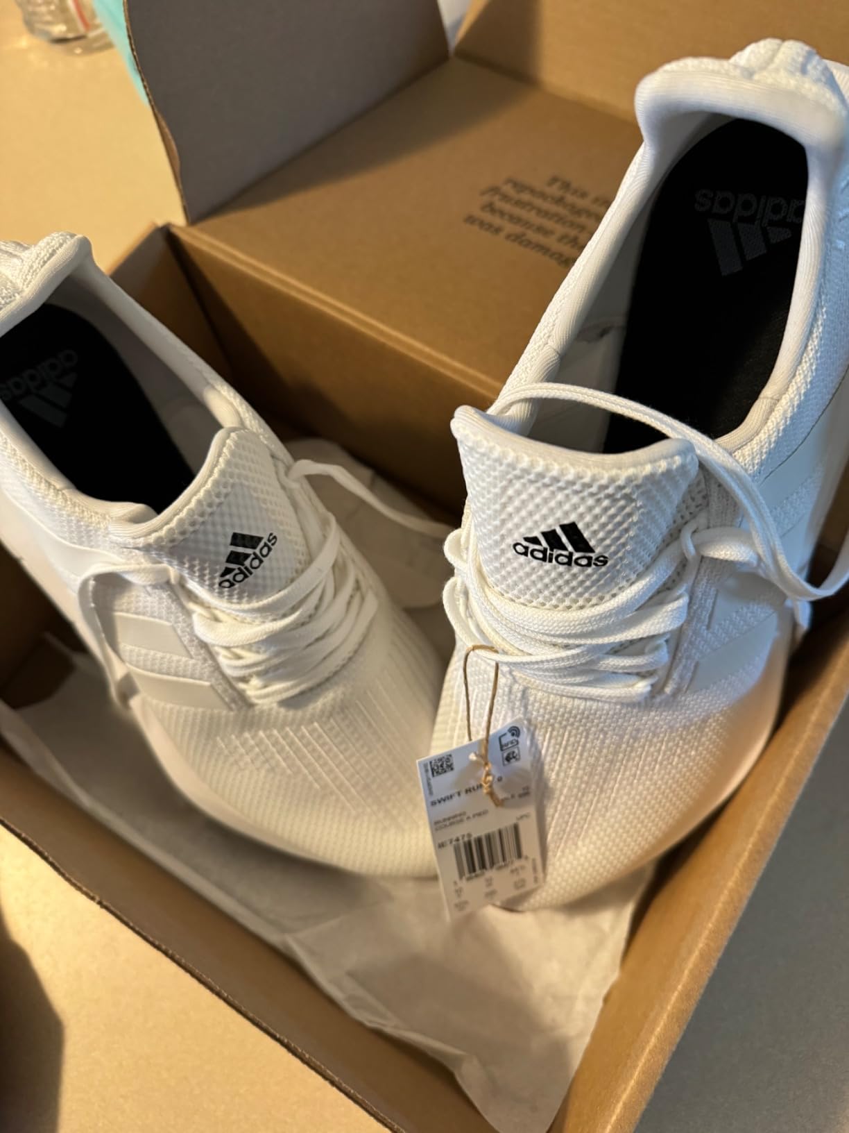 Adidas Swift Run worn in real-world daily use showing practical casual styling and fit on foot