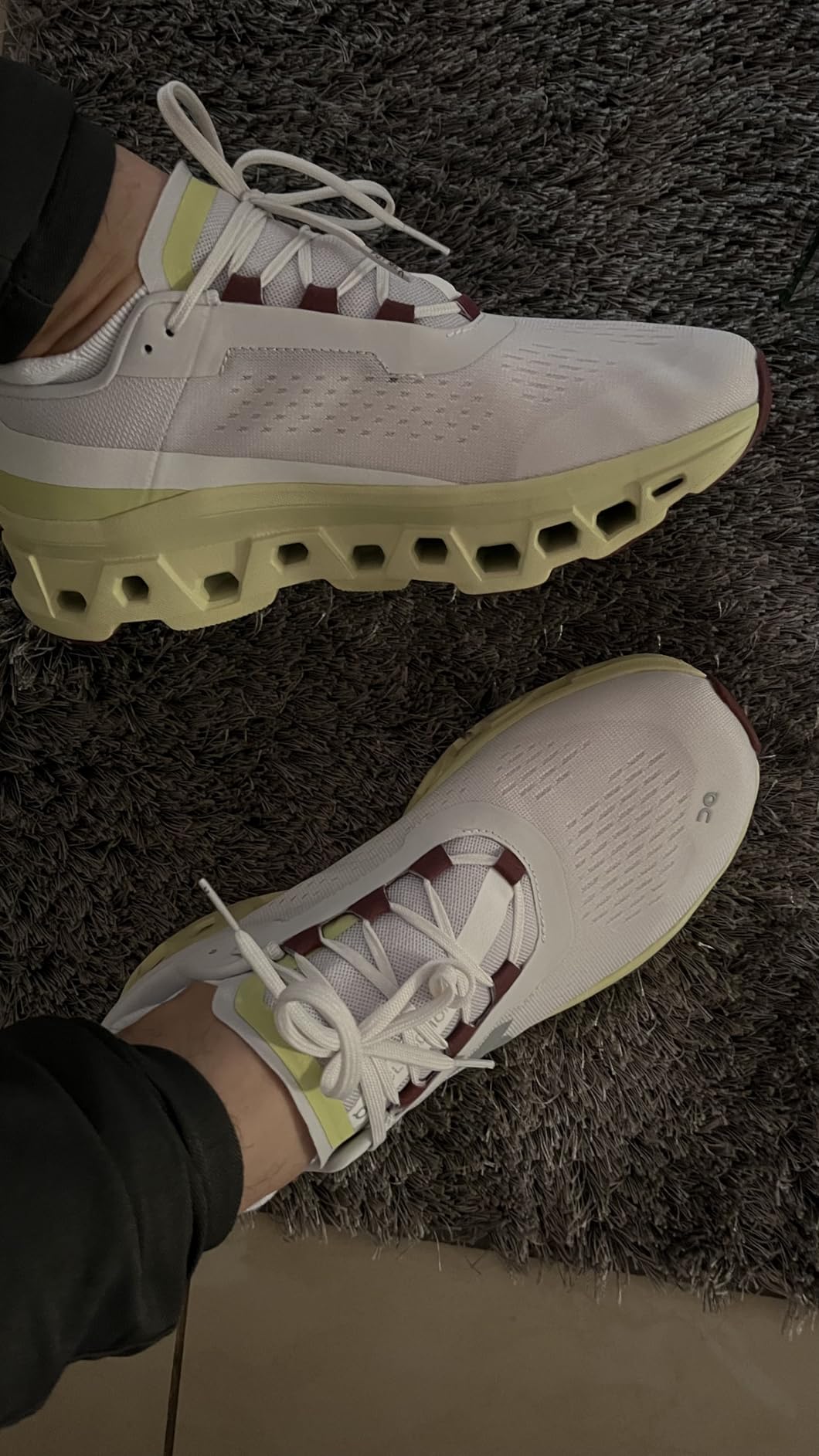 On Cloudmonster final product shot showing complete shoe design and build quality