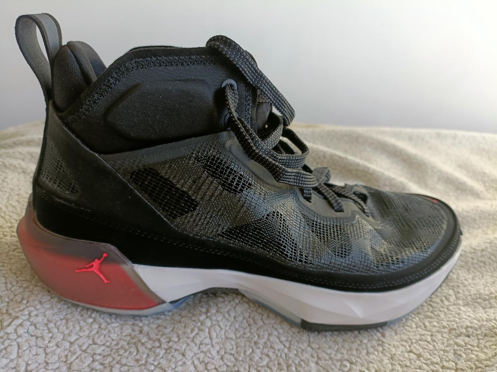 Nike Air Flight Lite Mid three-quarter angle view showing full silhouette