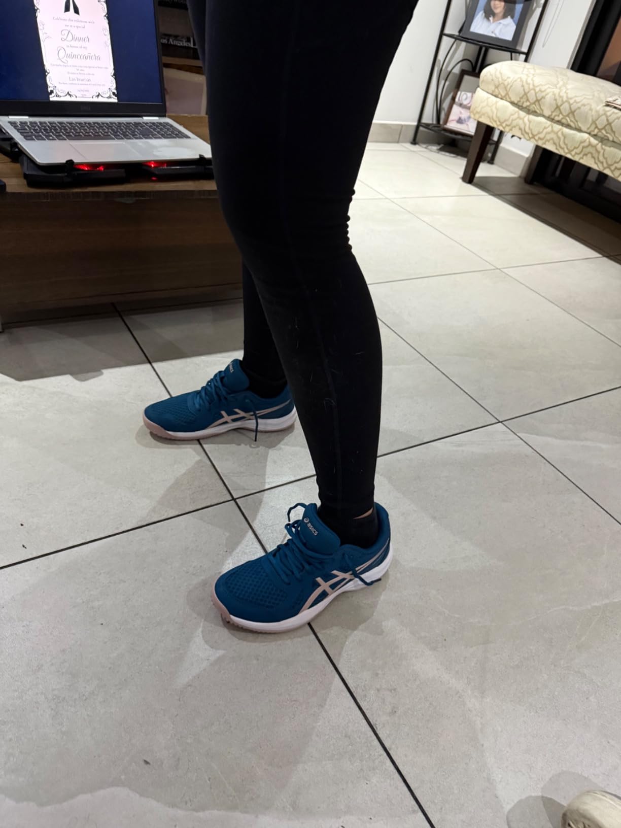 ASICS Upcourt 6 after 6 weeks of intensive testing showing minimal wear