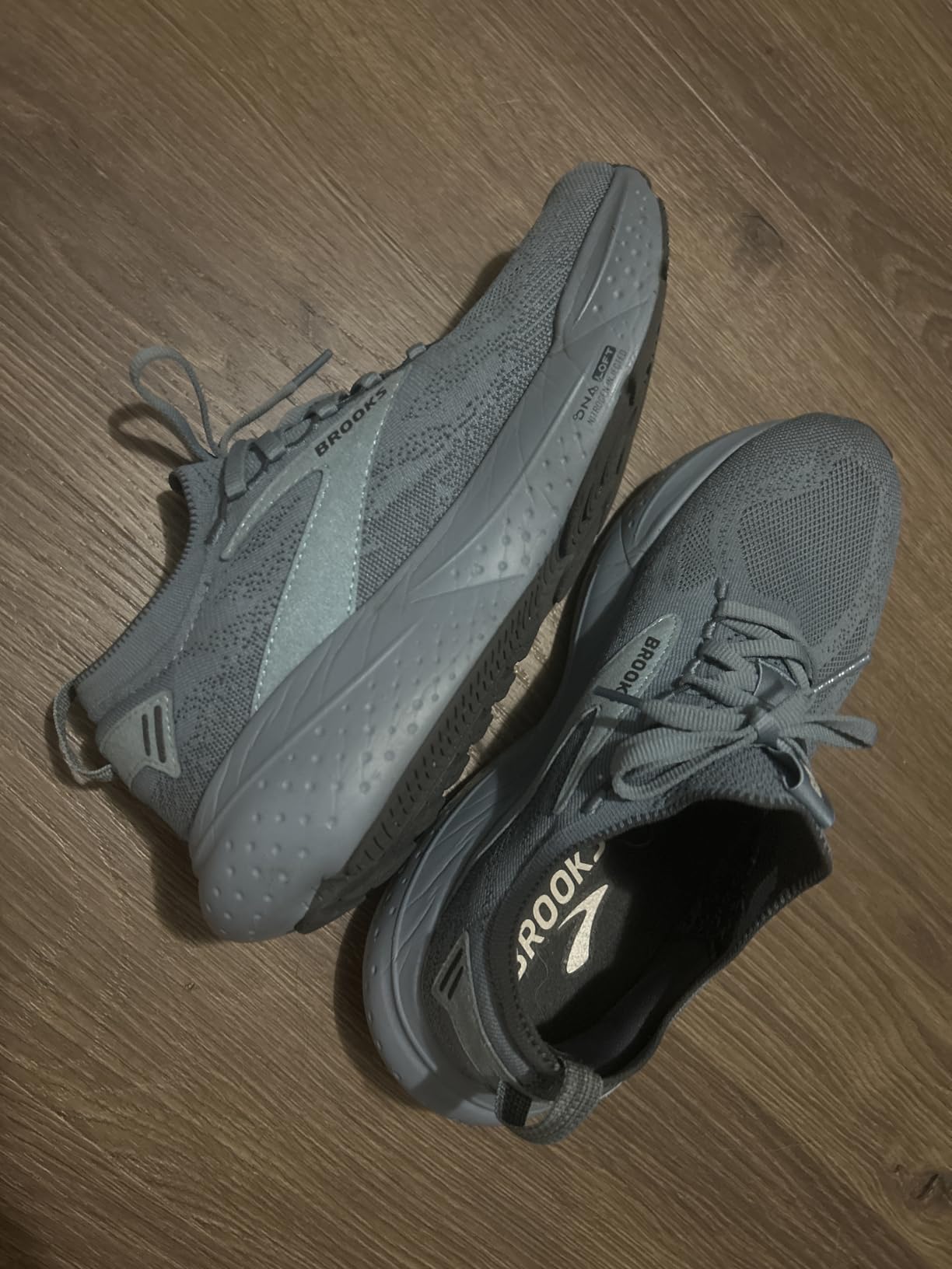Brooks Glycerin Stealthfit 21 worn casually showing versatility beyond running for all-day wear