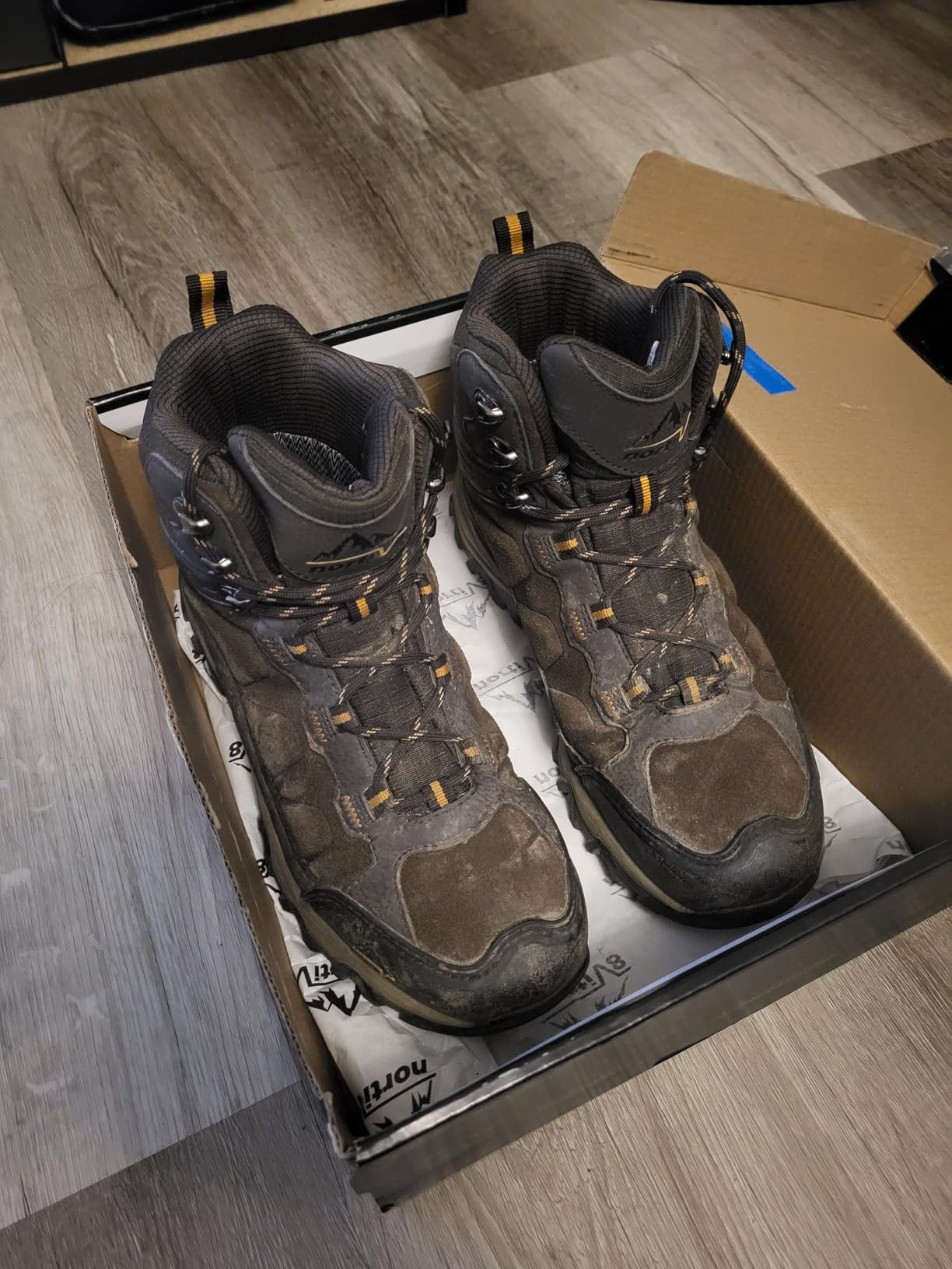 NORTIV 8 boots in action showing trail traction and real-world hiking performance