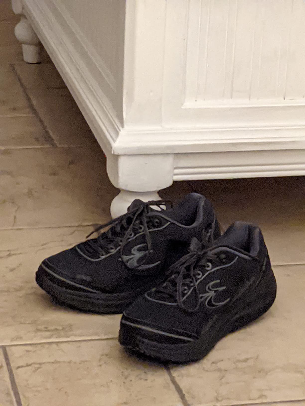 G-DEFY Mighty Walk shoes in real-world use showing practical daily wear