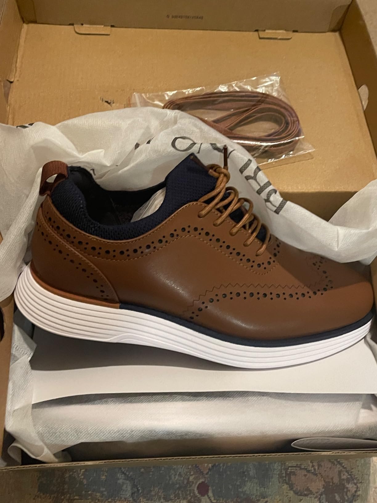 Bruno Marc MaxFlex dress sneakers in a professional setting showing business casual styling