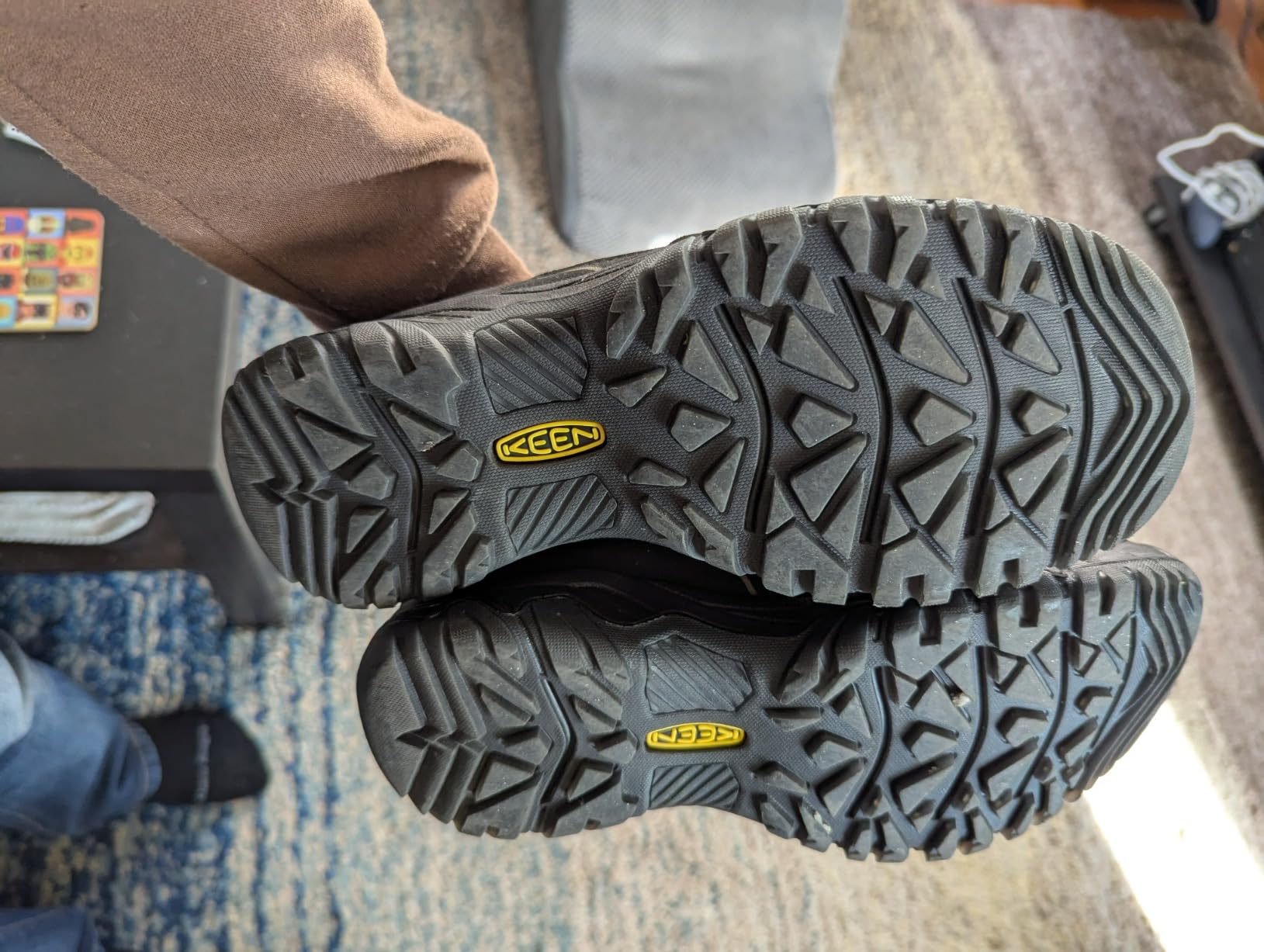 KEEN Targhee IV outsole traction tested on rocky mountain terrain