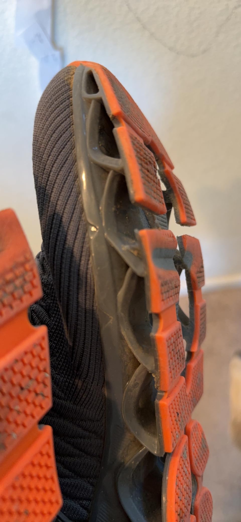 Multiple angle view of Kvovzo Men's Slip-On Blade Walking Shoes showing complete design and construction
