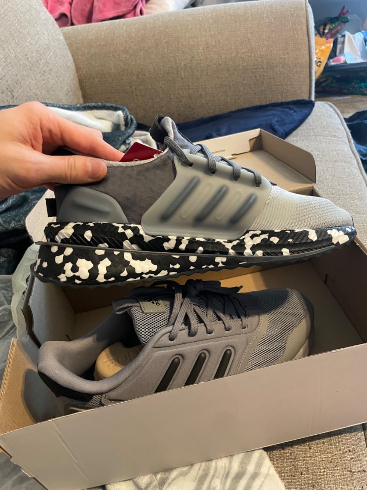 Adidas X_PLR Path marketing claims verification showing features vs real-world testing results
