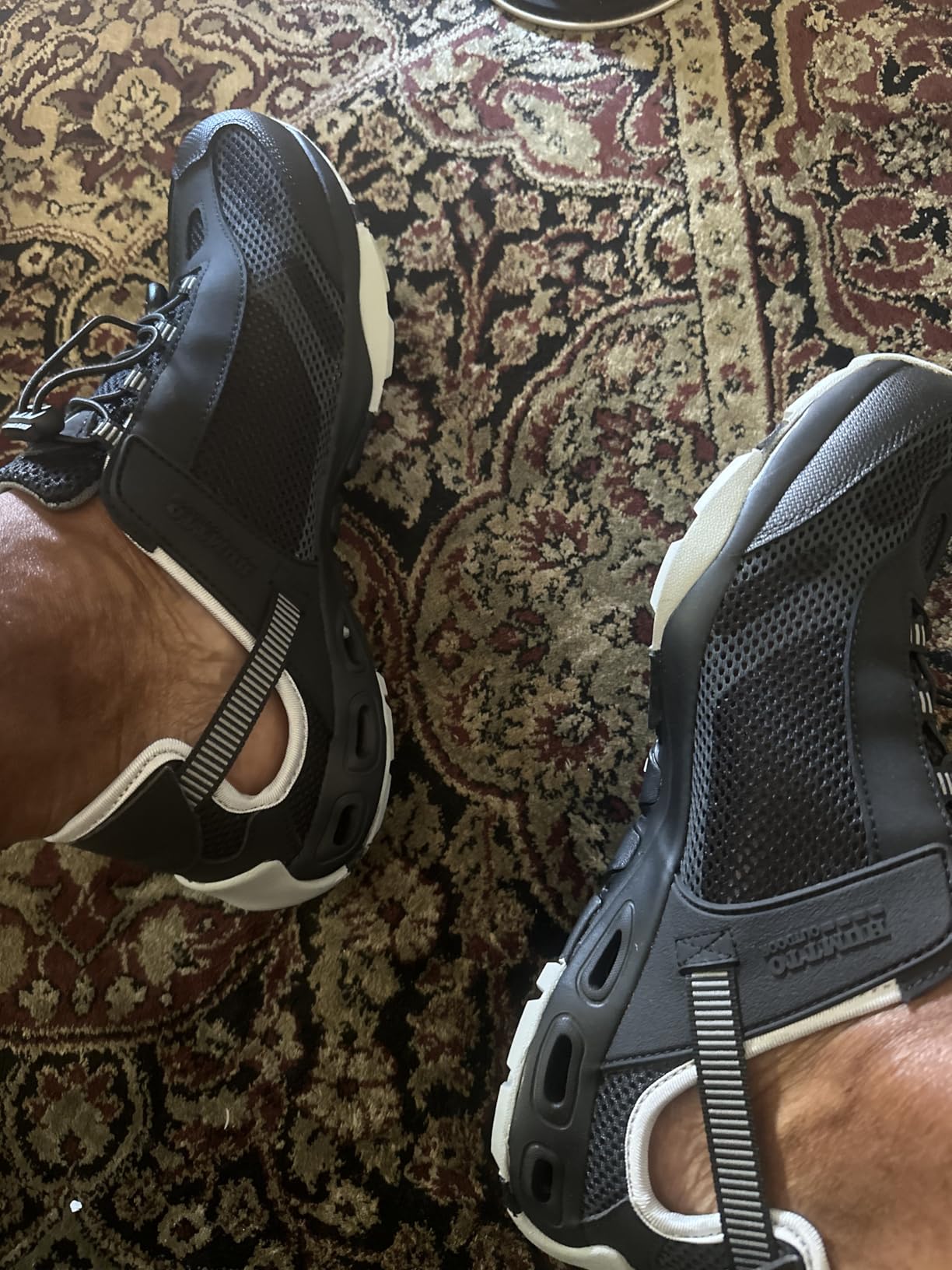 HUMTTO water shoes being used for kayaking and hiking activities