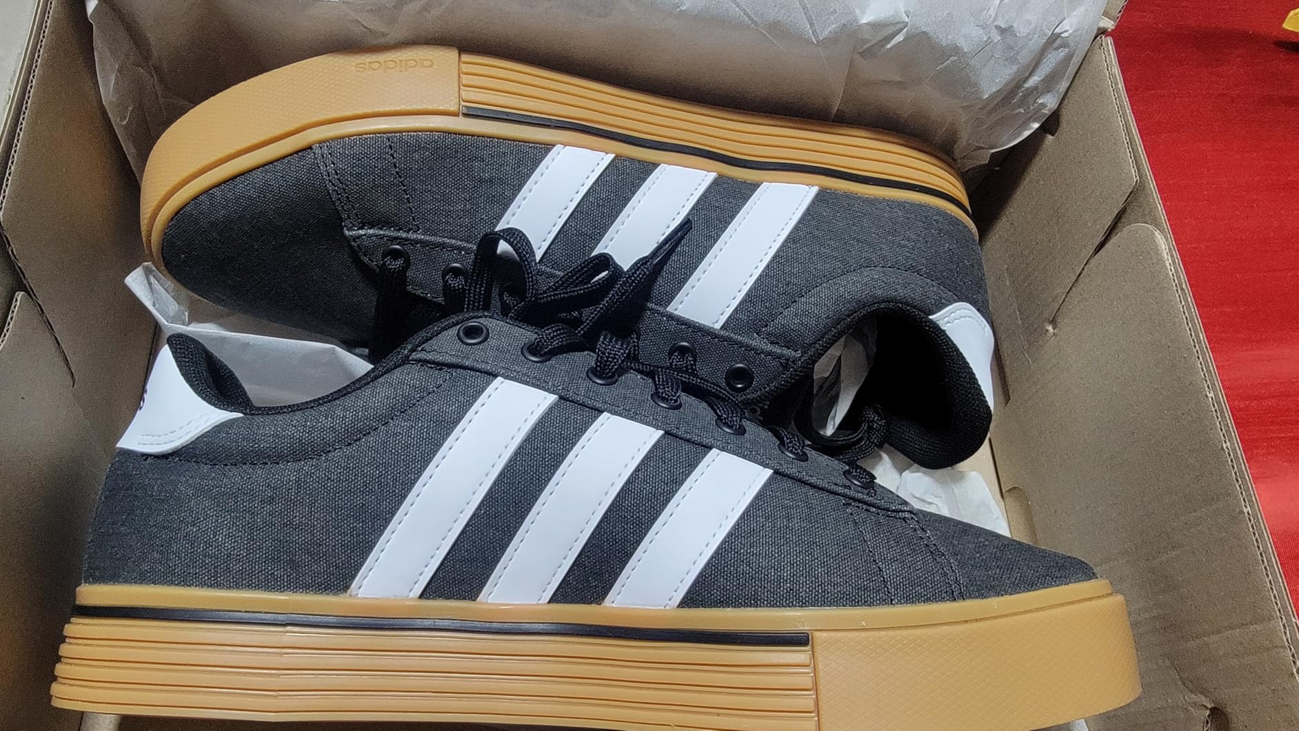 Final product shot of Adidas Daily 4.0 sneakers showing overall design appeal