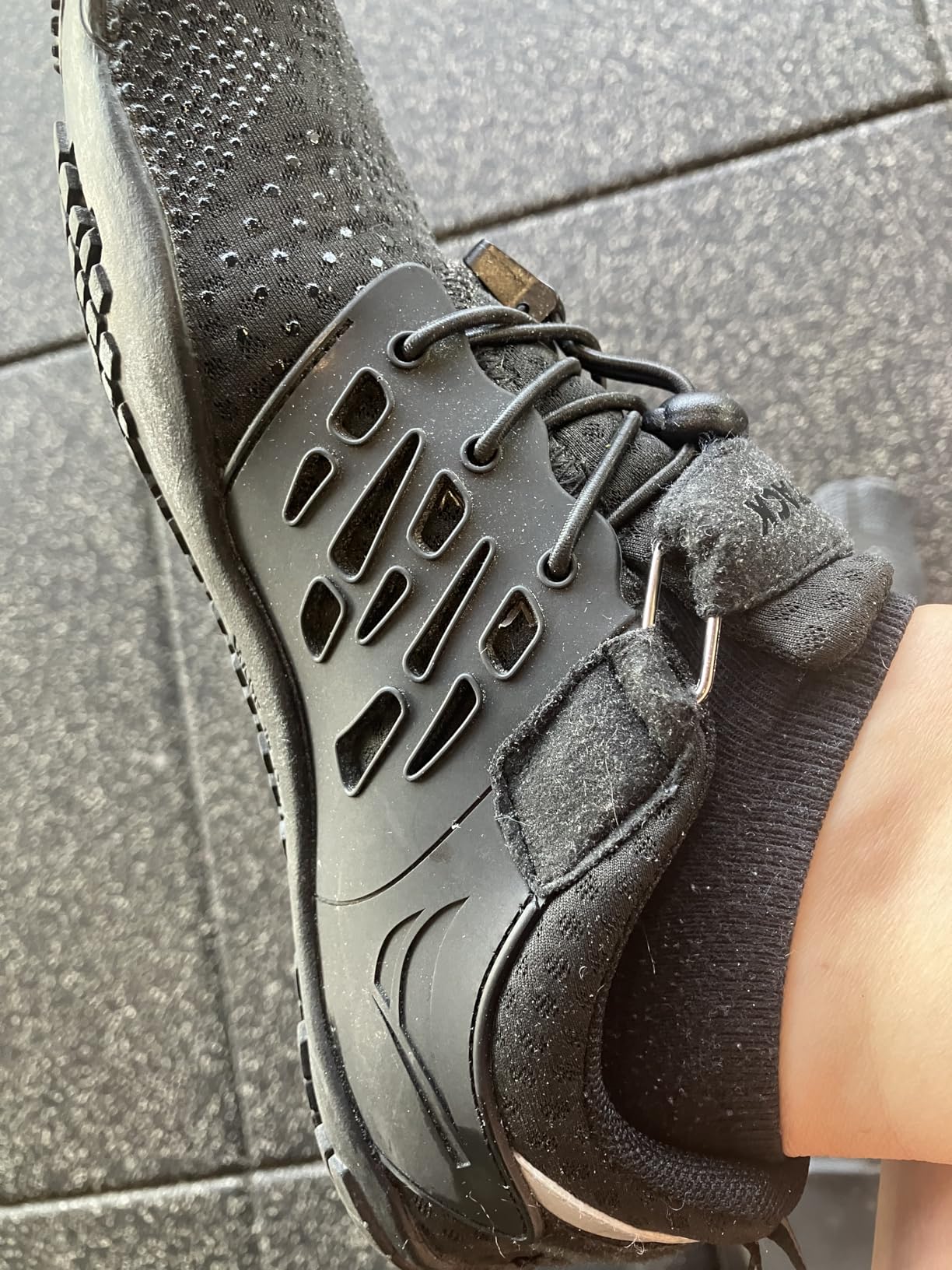 Grand Attack barefoot shoes construction details showing quality at budget price point
