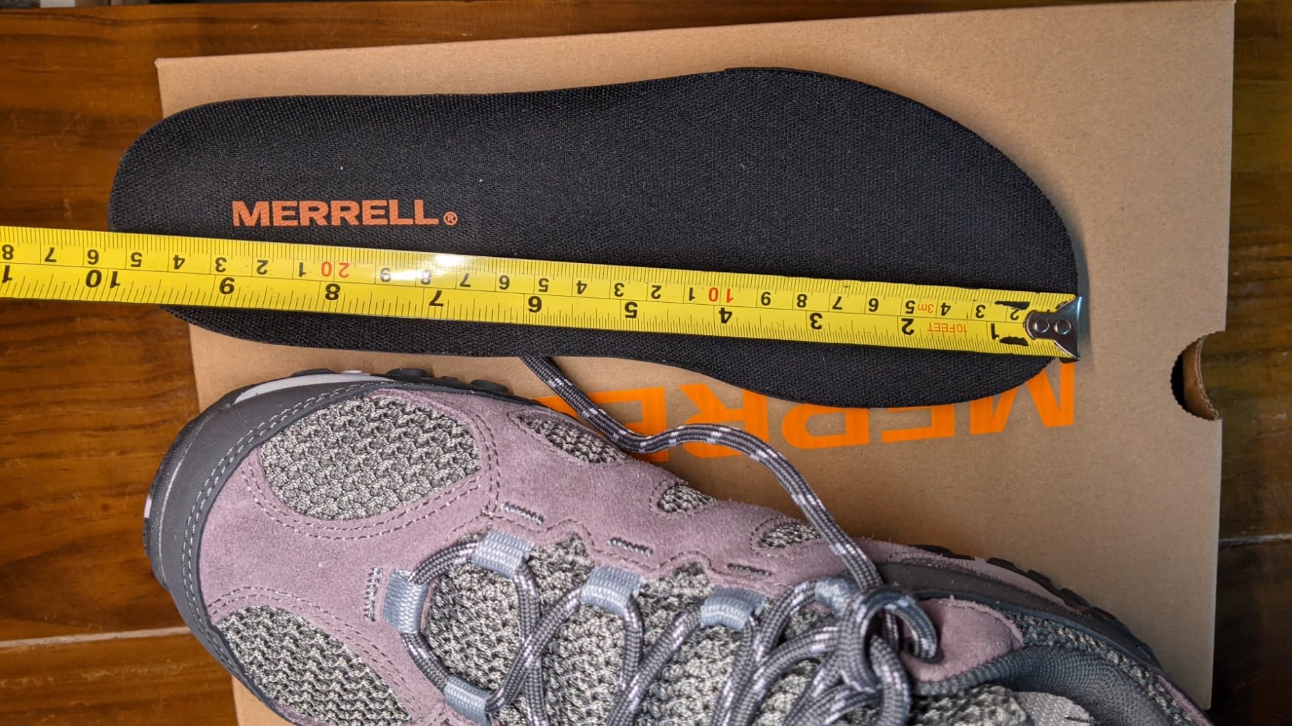 Merrell Women's Yokota 2 hiking shoe final product shot as part of day hiking setup