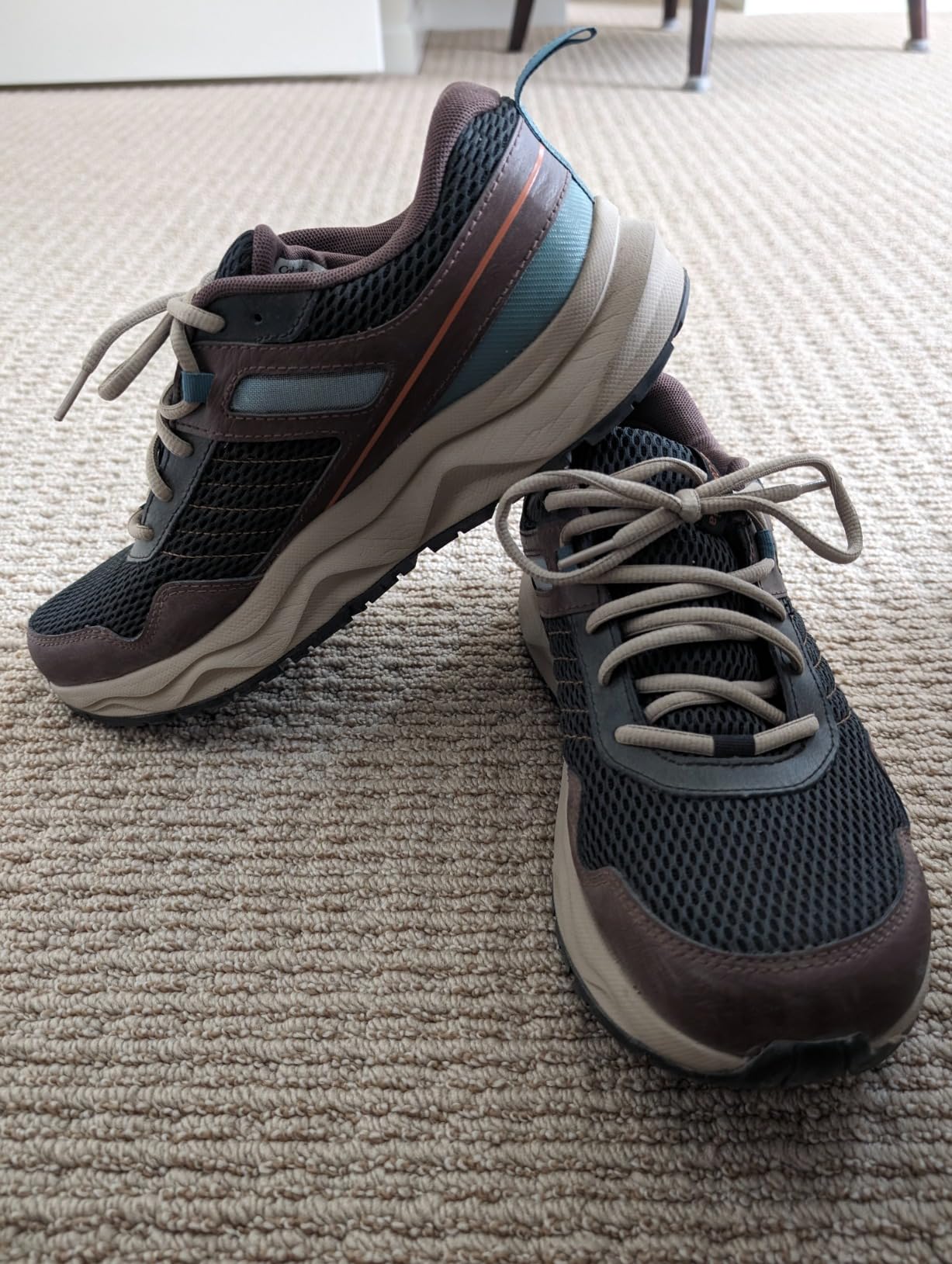 Columbia Plateau hiking shoes shown in real-world trail conditions after extended outdoor testing