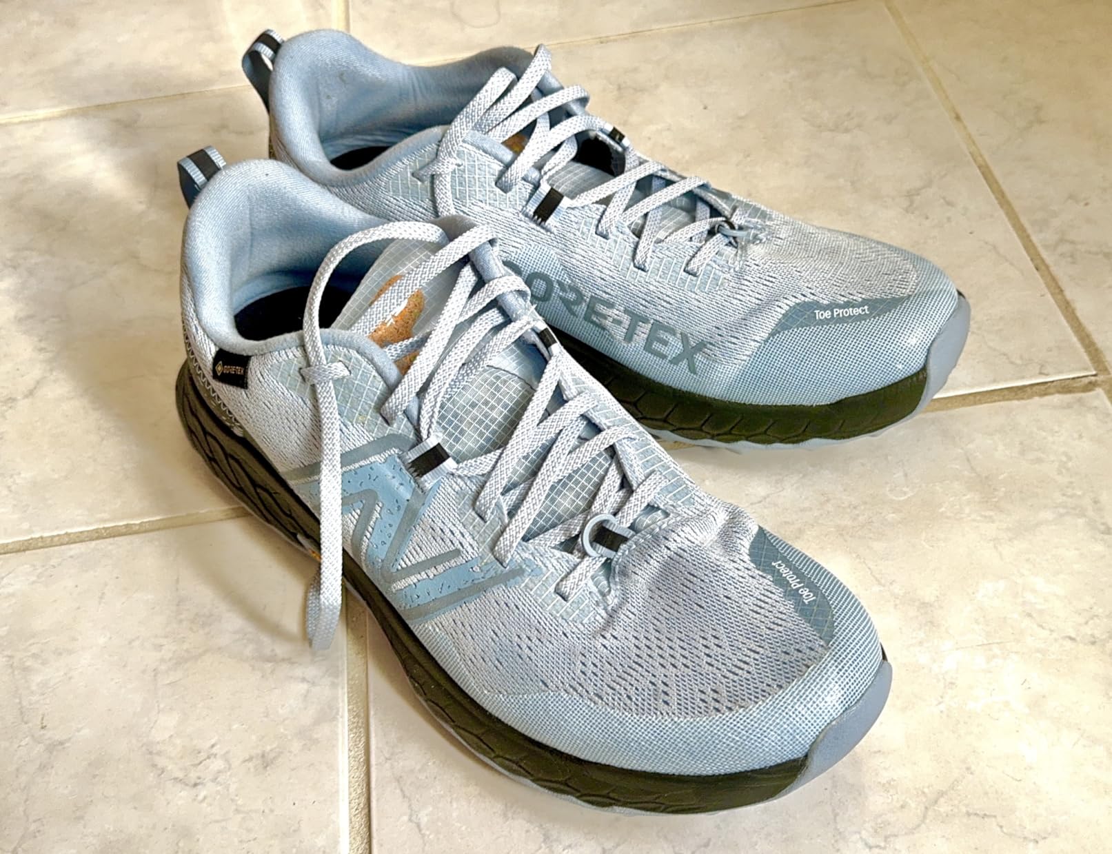 New Balance Hierro V7 side profile showing Fresh Foam X midsole thickness and shoe height