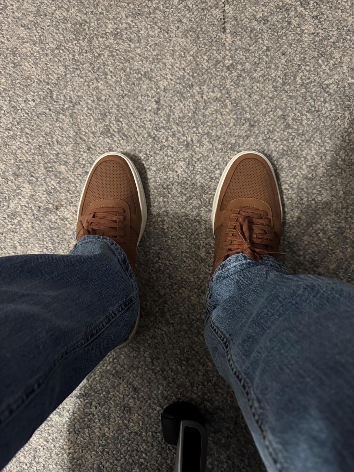 Cole Haan Grand Crosscourt worn with business casual chinos and blazer showing professional styling versatility