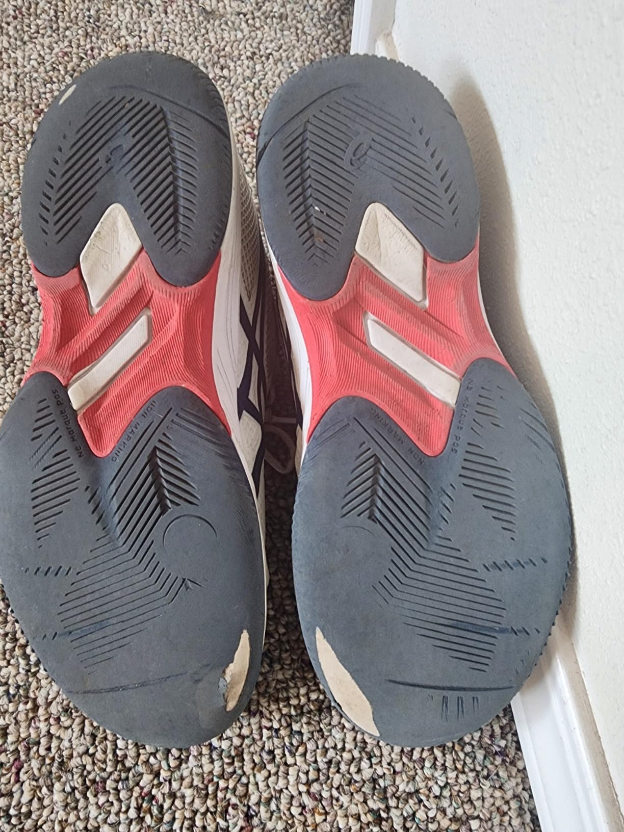 ASICS Gel-Game 9 after extensive testing showing overall condition and performance assessment