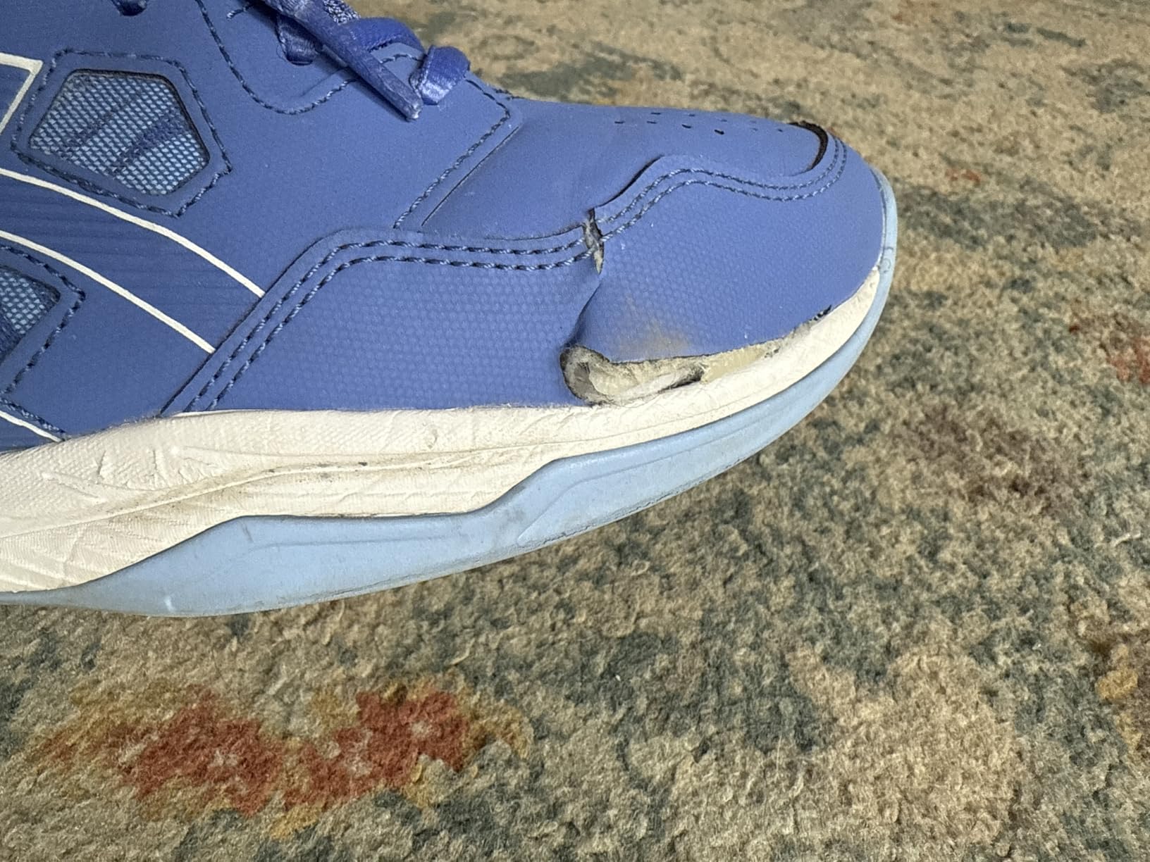 ASICS Women's Gel-RENMA Pickleball Shoes light blue colorway on court