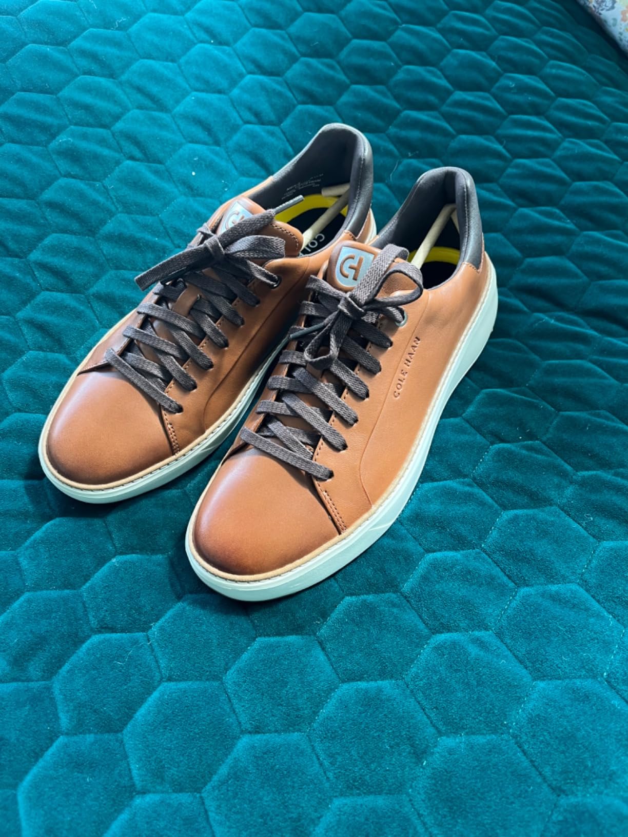 Cole Haan Grandpro Topspin worn in business casual setting showing versatile styling from office to golf course