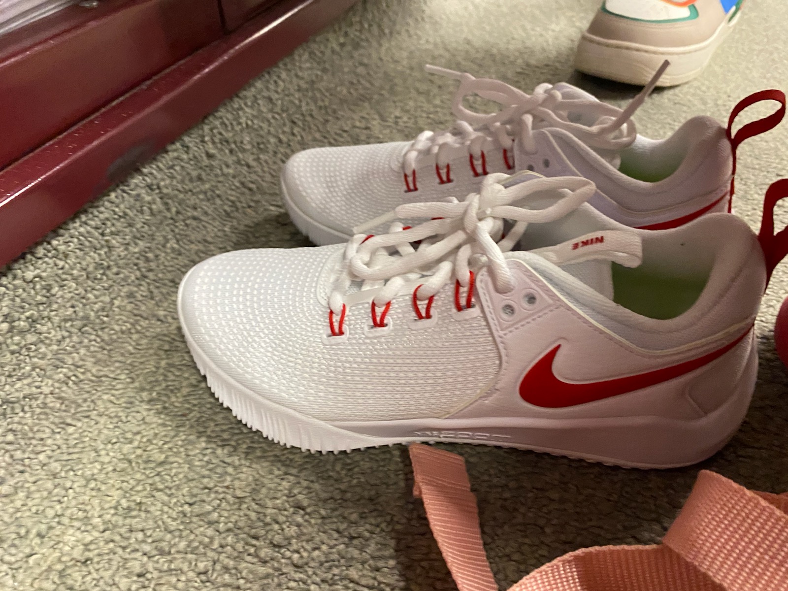 Nike Women's Zoom HyperAce 2 volleyball shoes complete product shot showing final design review