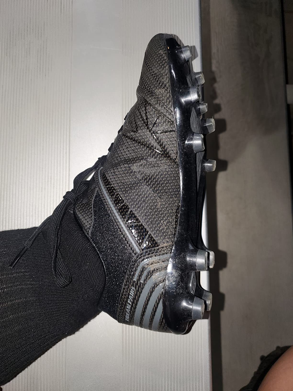 DREAM PAIRS soccer cleats overall condition after 8 weeks of use