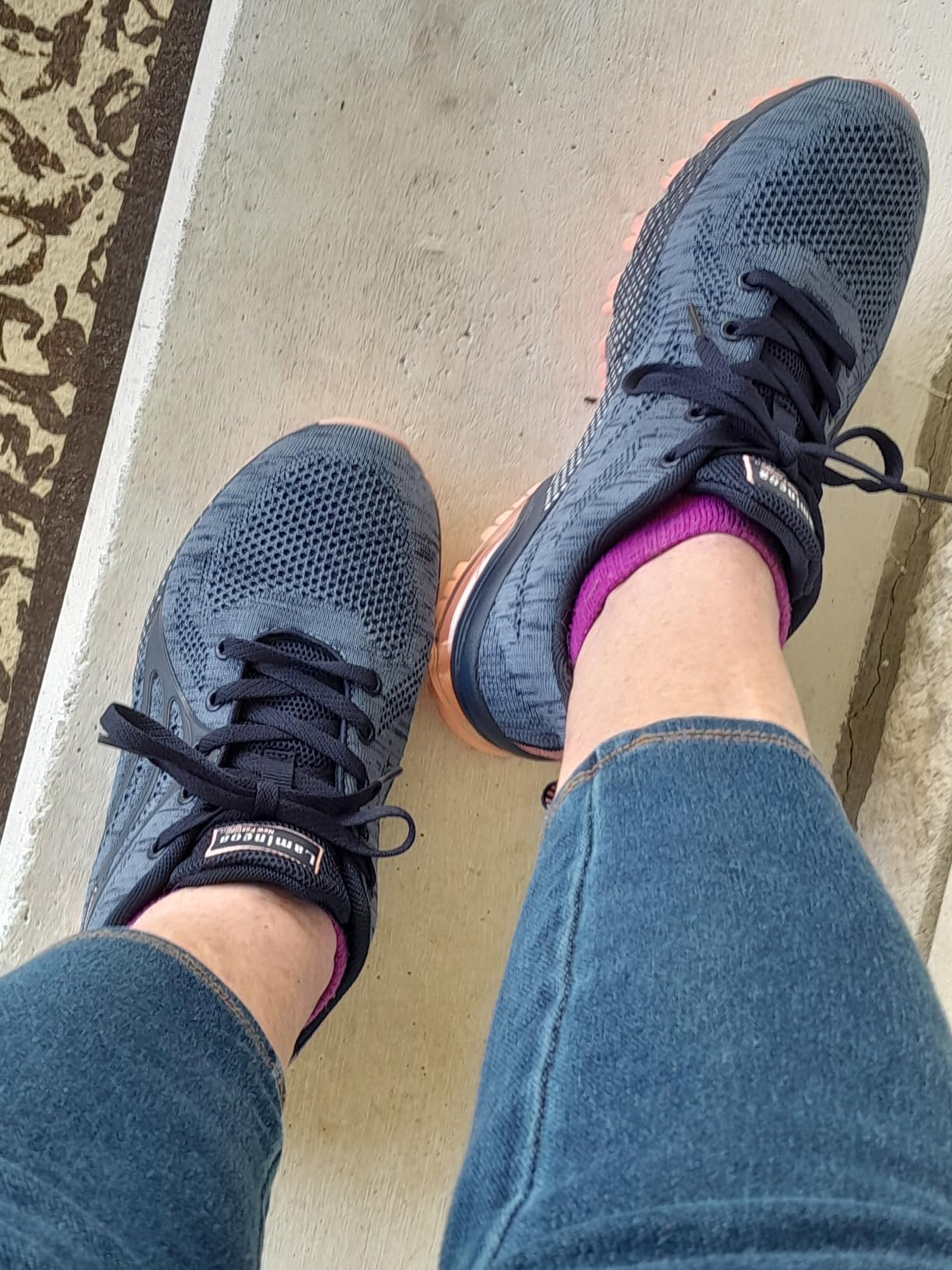 Real-world daily wear showing use patterns and documented wear indicators after extended testing of Lamincoa women's shoes