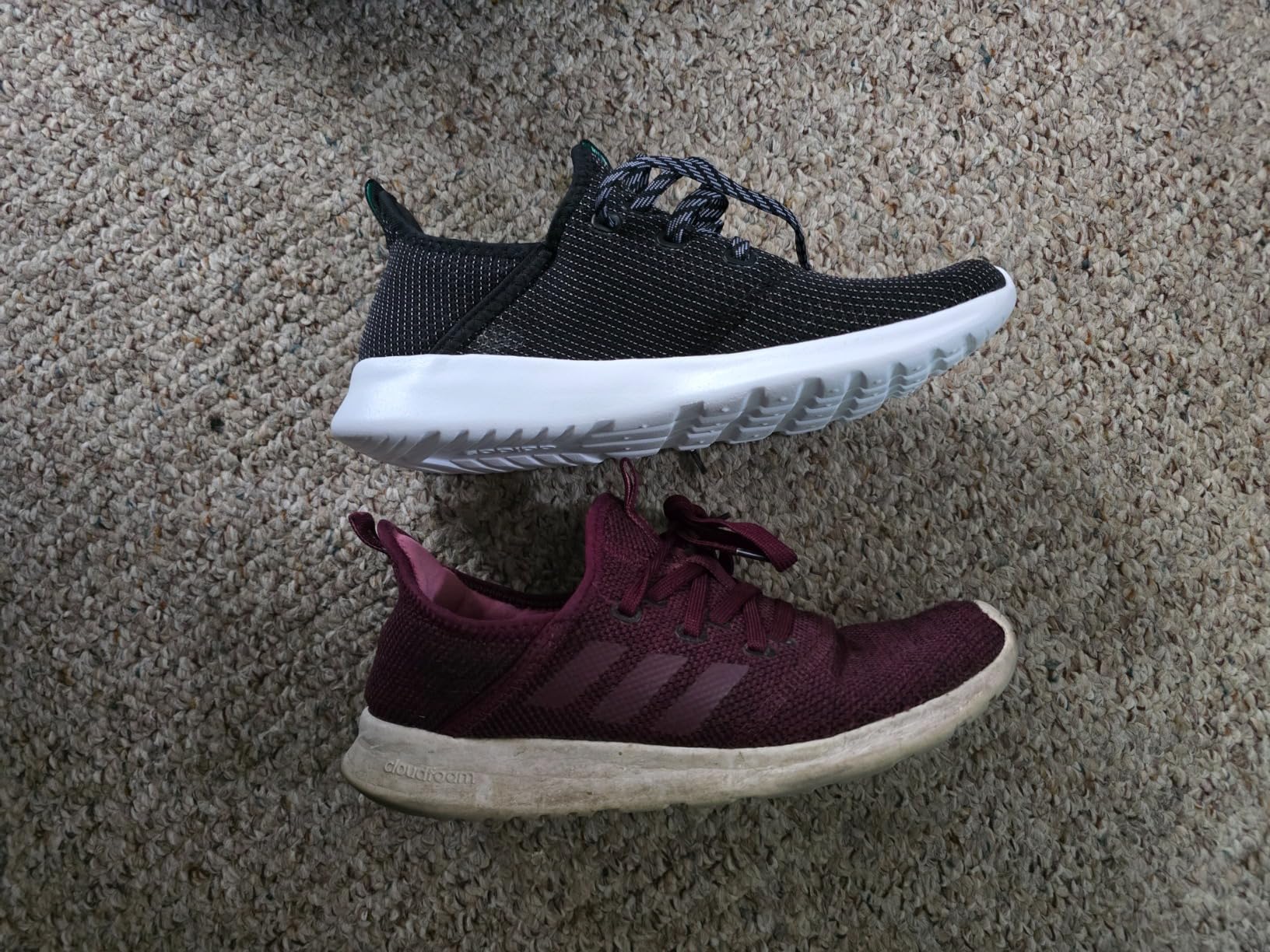 Adidas Cloudfoam Pure being worn during daily activities demonstrating real-world versatility and comfort