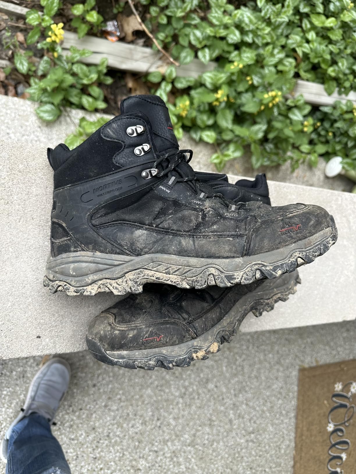 NORTIV 8 Men's Waterproof Hiking Boots comprehensive view showing overall quality and design