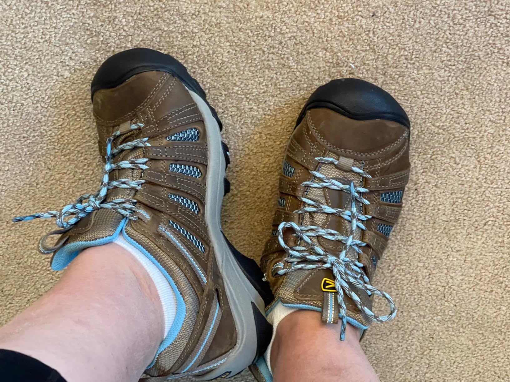 KEEN Voyageur showing construction and durability after extensive trail use