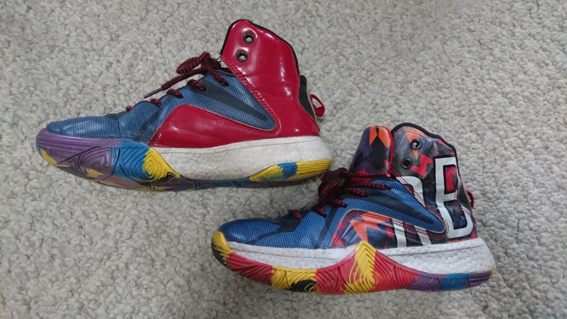 ASHION Kids Basketball Shoes showing real-world durability results from extended customer wear testing