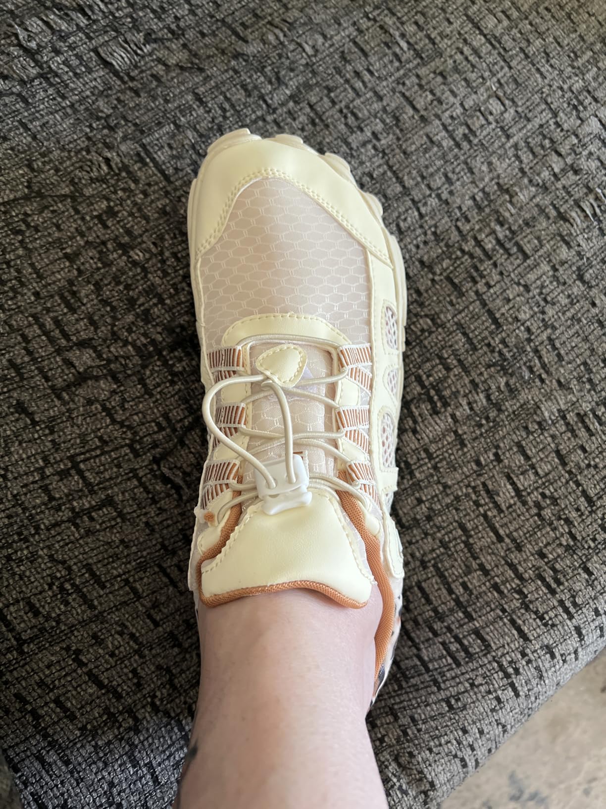 XIHALOOK Athletic Hiking Water Shoes showing colorful design and barefoot sole construction