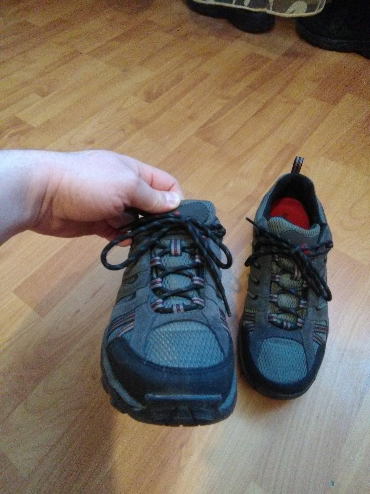 Columbia hiking shoe performance compared to marketing claims showing real-world results