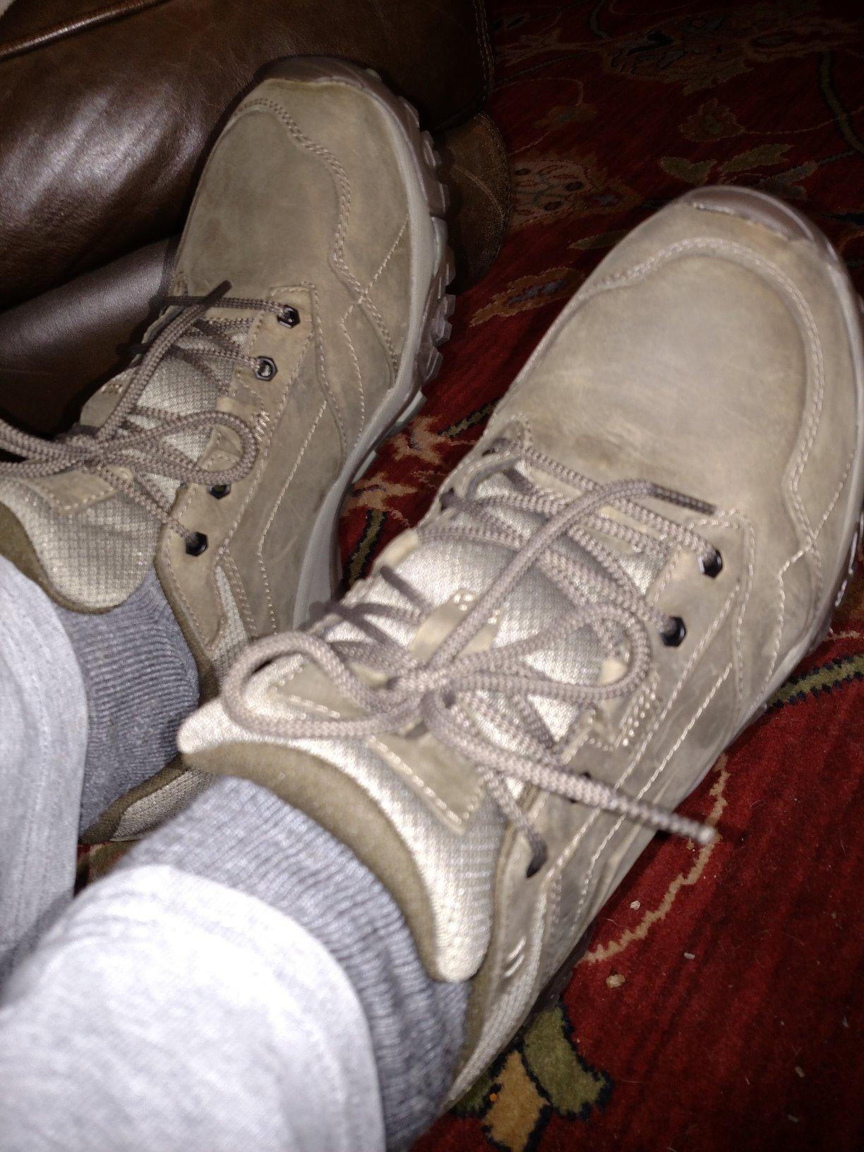 Merrell Moab Adventure Lace in wet conditions showing water exposure test results