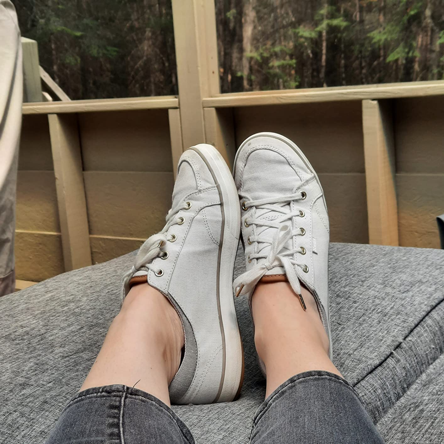 Keds Women's Center III Lace Up Sneaker showing cotton canvas upper and classic lace-to-toe design
